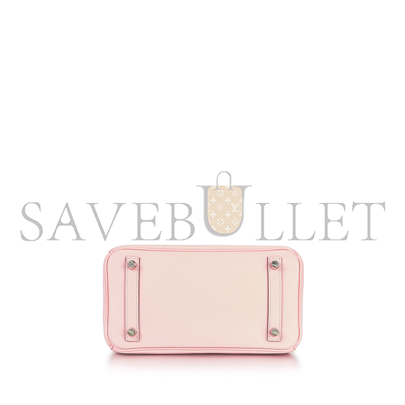 HERMES MASTER ROSE SAKURA SWIFT BIRKIN 25 SILVER BUCKLE 1487913 (25*20*13cm)